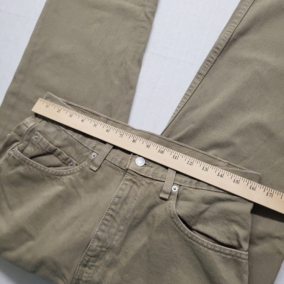 VTG Levis 550 Jeans Mens 31/30 Tan Denim Relaxed Straight 90s Y2K Retro USA - Picture 5 of 14